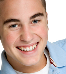 stock photo young male with bright smile